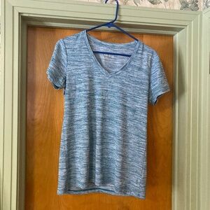 Reebok Blue Ladies' Active Style Short Sleeved Shirt Size Medium